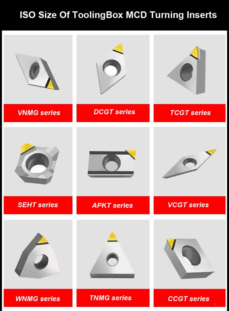 MCD Diamond Turning Inserts