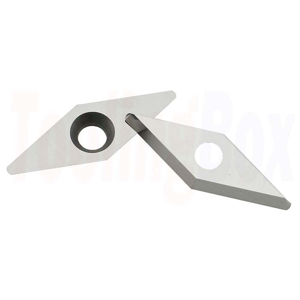 Carbide replacement cutters with Diamond Shape VEMN160208