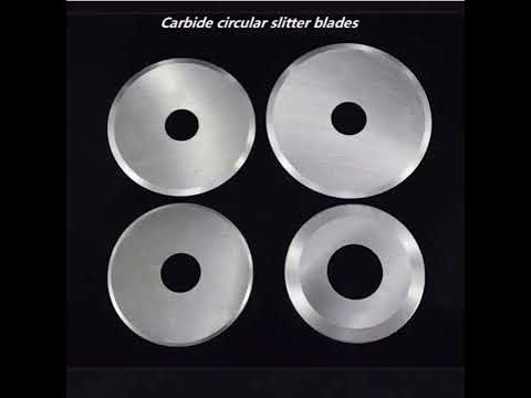 video for Hexadecagon Carbide Slitter Blades