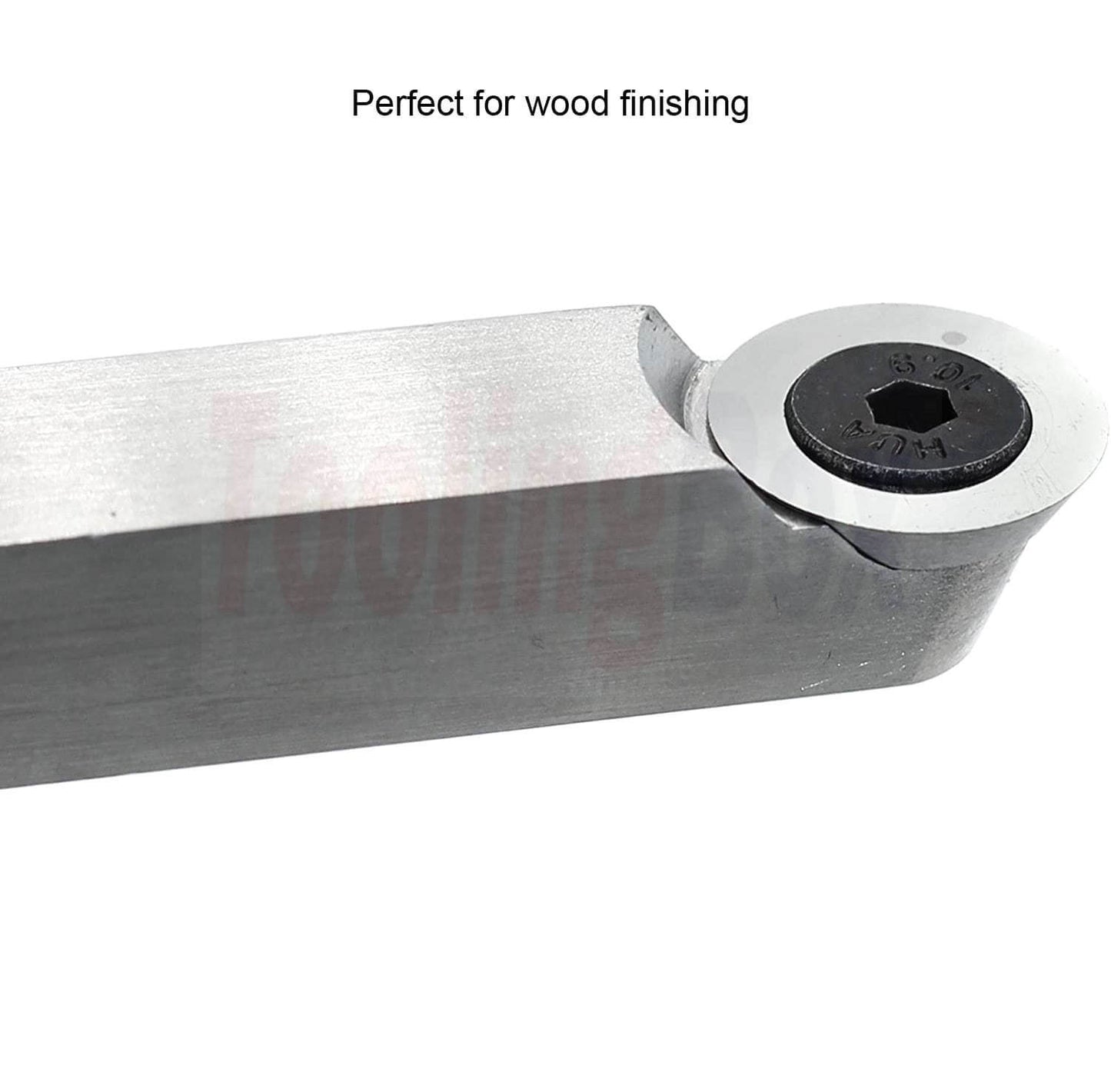 woodturning finishing with round carbide insert