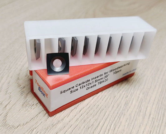 12mmX12mm Square Carbide Indexable Inserts Knife for woodworking , 10pcs/set