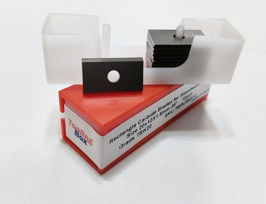 Rectangle Carbide Insert Knives 20X12X1.5mm-35°-2E,10pcs/set