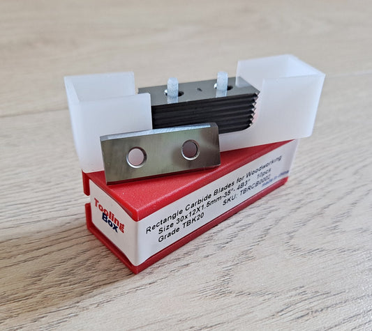 Rectangle Carbide Insert Knives 30x12X1.5mm-35°-4B3°（Bevelled）
