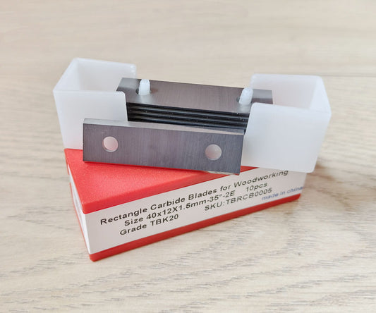 Rectangle Carbide Insert Knives 40x12X1.5mm-35°-2E, 10pcs/set
