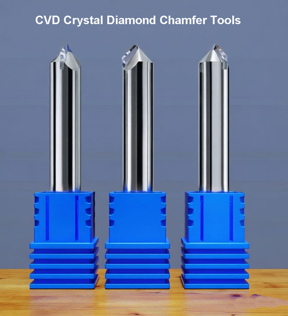 CVD crystal diamond chamfer Tools of ToolingBox with ISO sizes