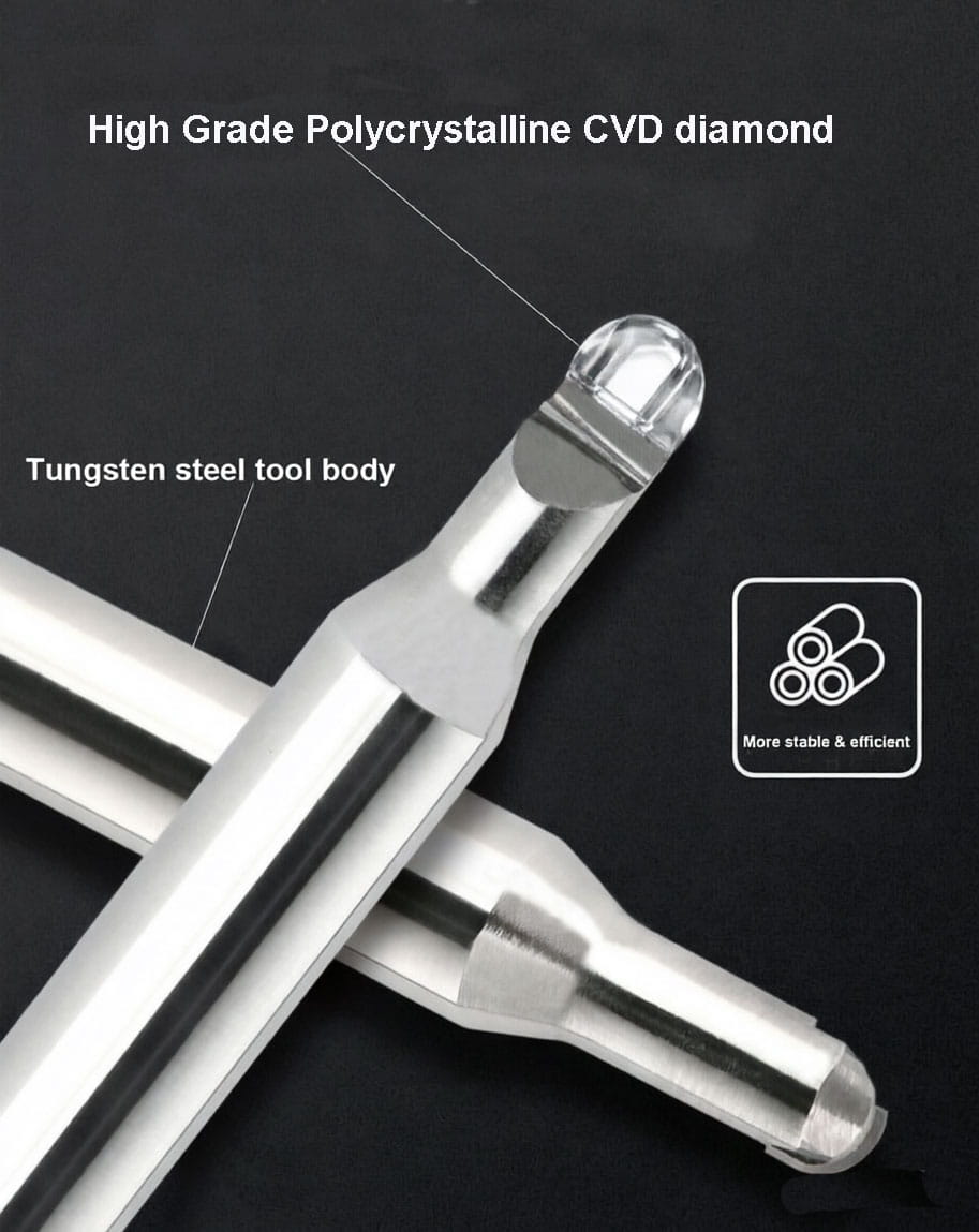 CVD Polycrystalline diamond Ball Nose End Mills