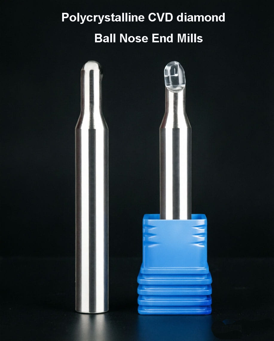 ToolingBox CVD Polycrystalline diamond Ball Nose End Mills