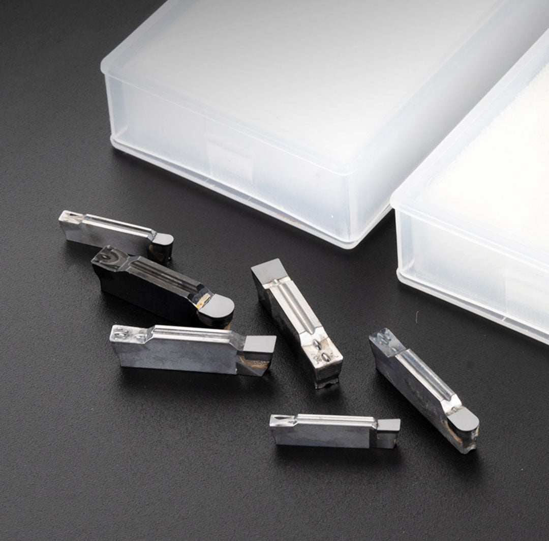 PCD Grooving Insert MGMN/MRMN TCD200 for Graphite,Ceramic and CFRP materials , 2pcs/set
