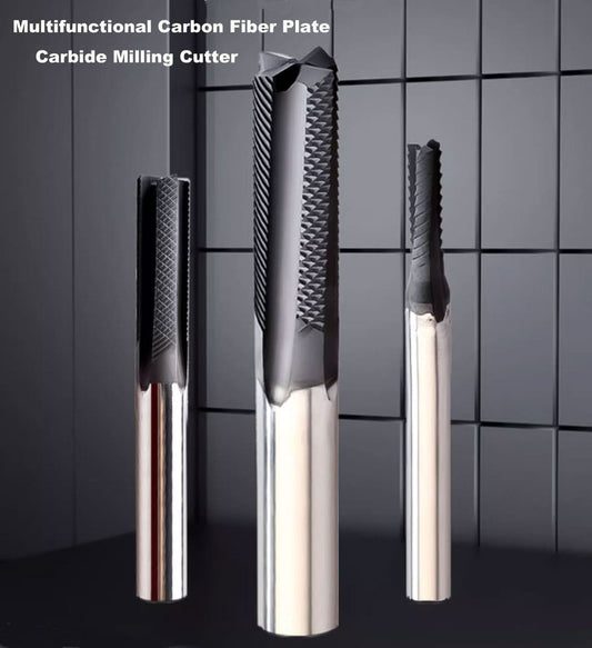Multifunctional Carbon Fiber Plate Carbide Milling Cutter with Diamond Coating