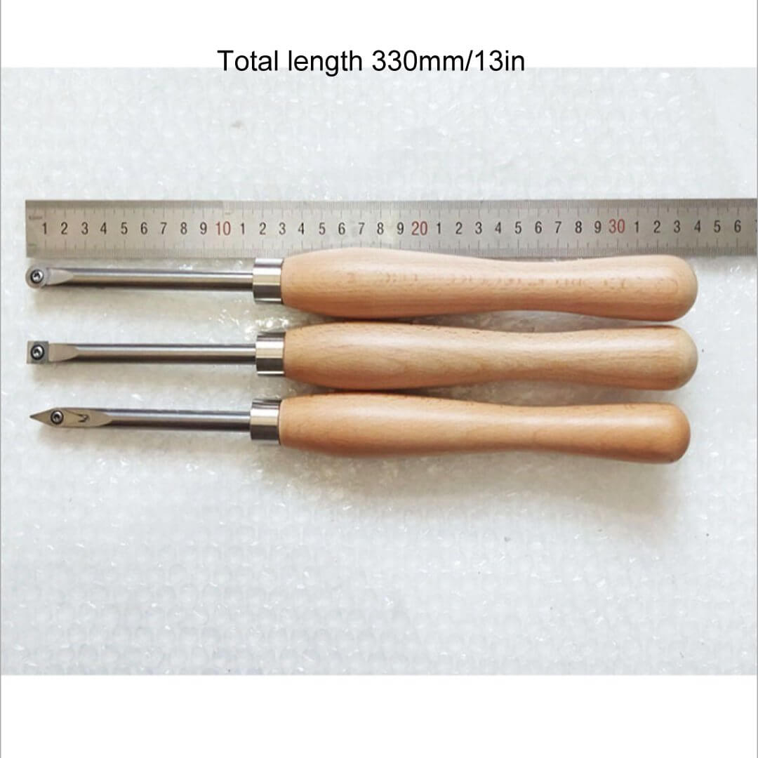 size of Woodturning Tool Handle Set Simple Start -A