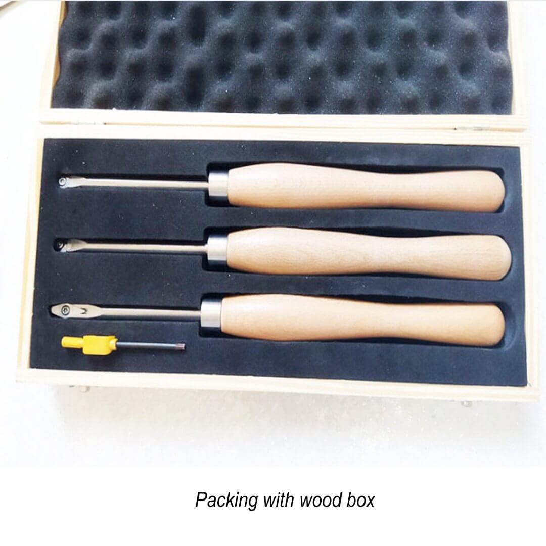 packing of Woodturning Tool Handle Set Simple Start set