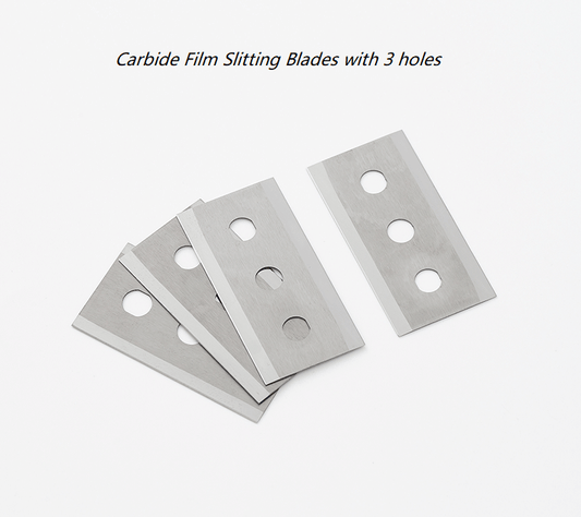 Carbide FilmSlitting Blades with 3 holes