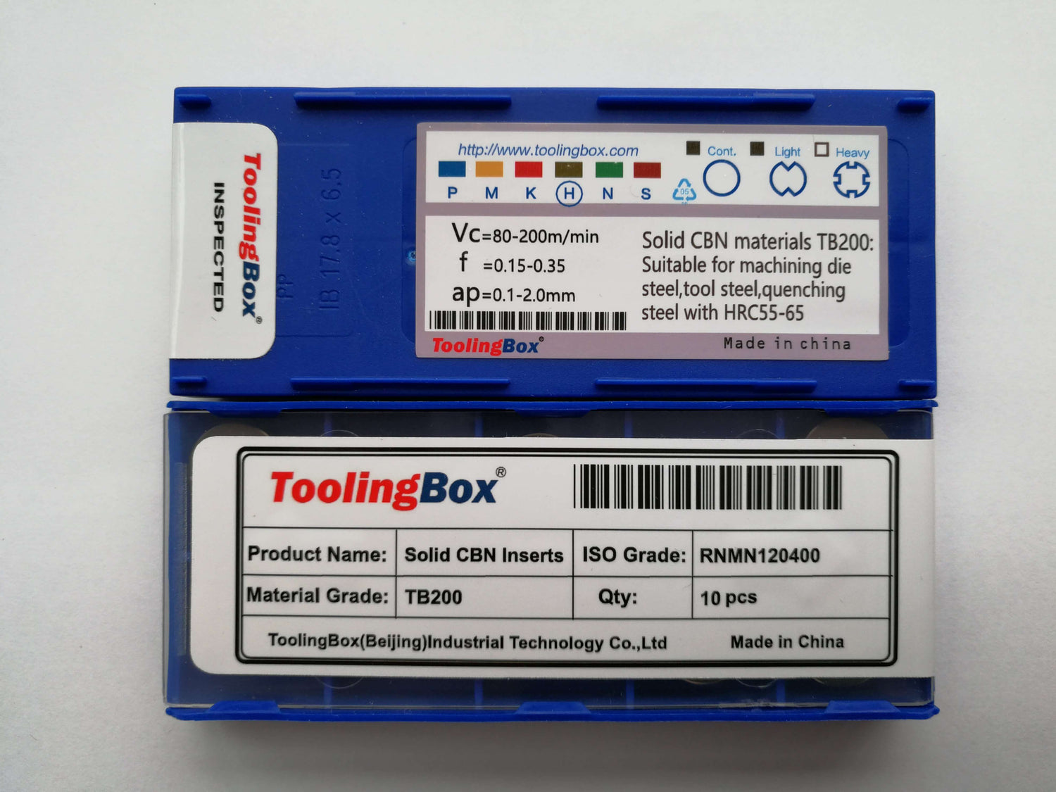 packing Solid CBN insert RNMN090300 TB500