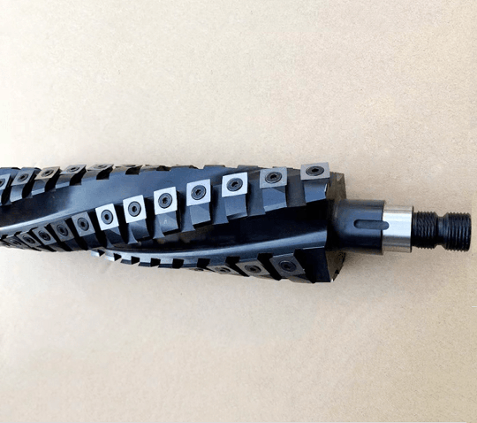 shelix helical head with carbide inserts 15X15x2.5mm-R100