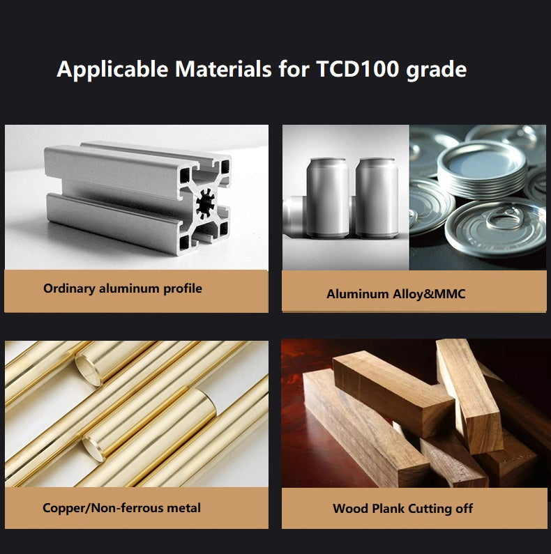 application of pcd tcd100 grade