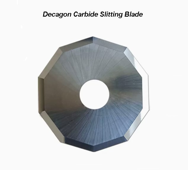 decagon carbide slitter blade 