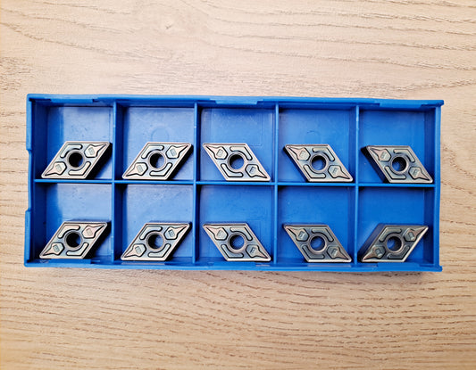Carbide Turning Inserts DNMG1506 TBC10 for CoCrMo Alloy Machining,10pcs/set